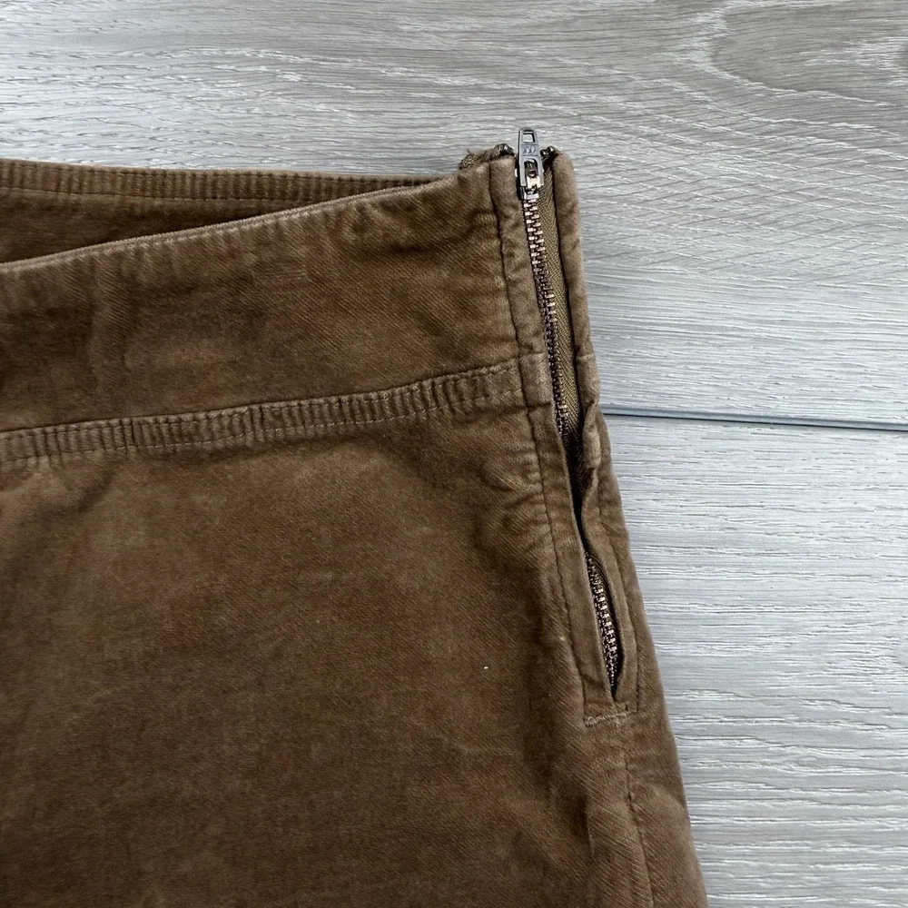 Free People Women's Corduroy‎ Pull On Flare Bottom Pants Brown Size Small
